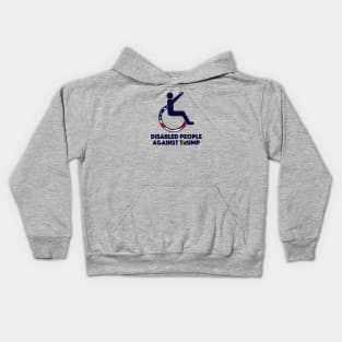 Disabled People Against Trump Kids Hoodie